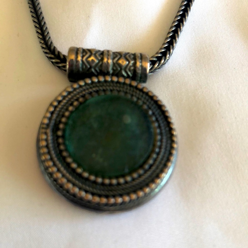 Antique Roman glass necklace from Jerusalem